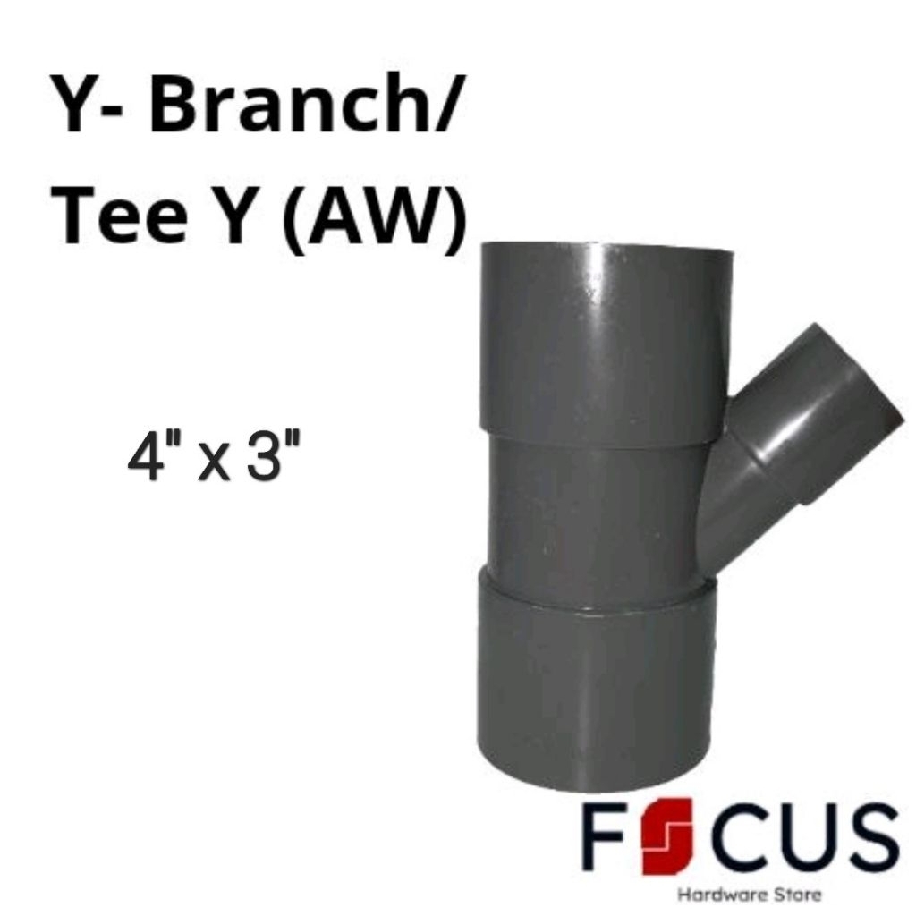 RUCIKA Y Branch/ Tee Y (AW) 4" x 3"