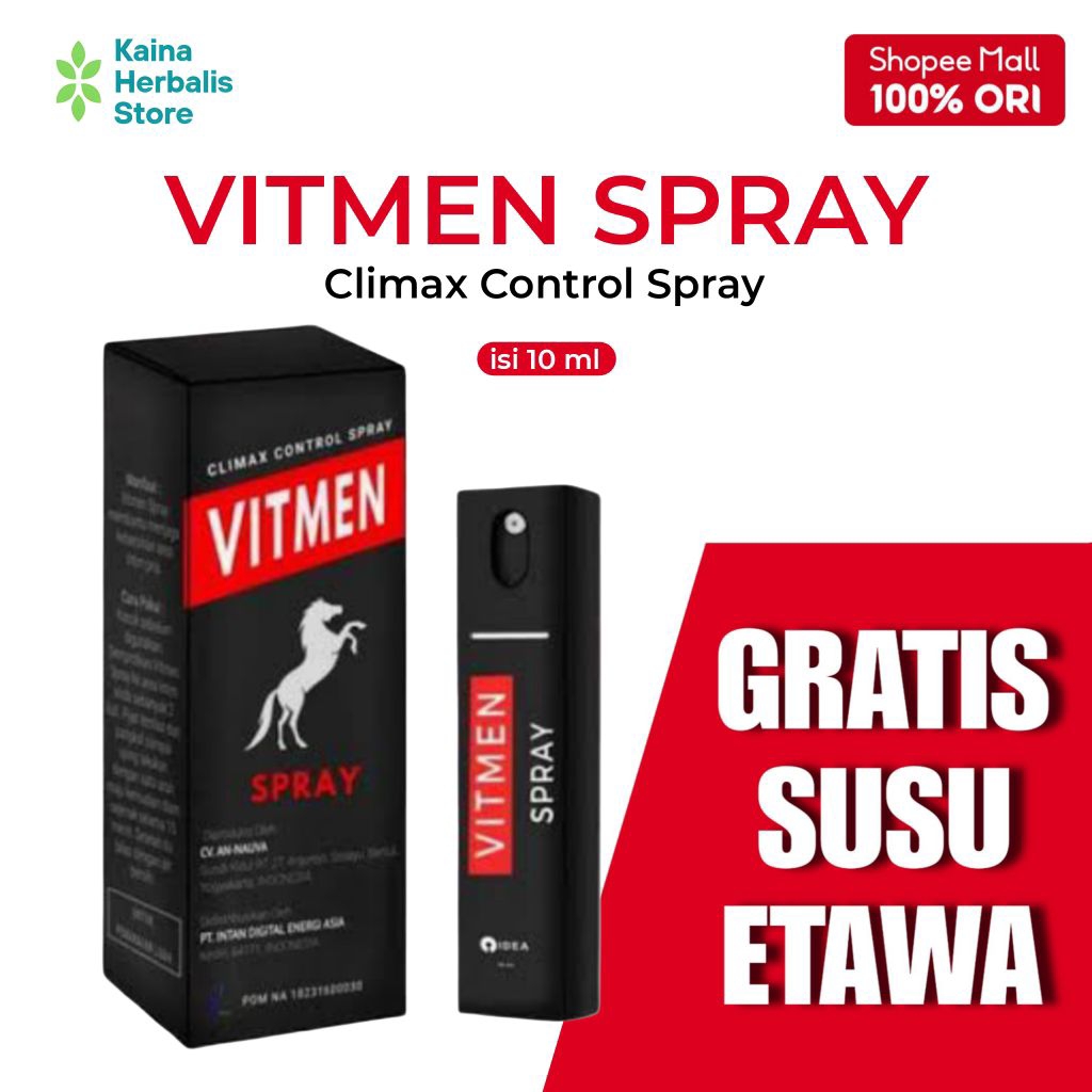 VITMEN SPRAY varian terbaru dari vitmen berbentuk spray 10ml