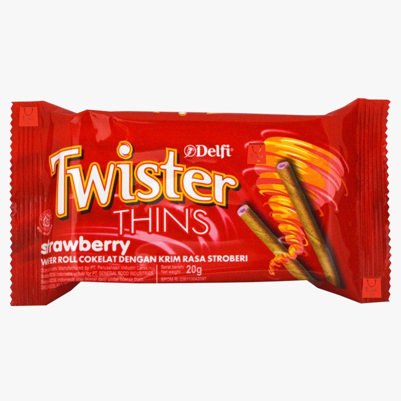 

DELFI TWISTER THINS STRAWBERRY 20 GR 8991001790200