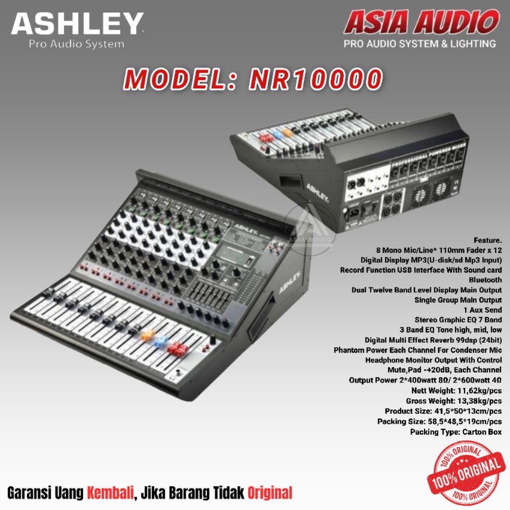 MIXER POWER ASHLEY NR10000