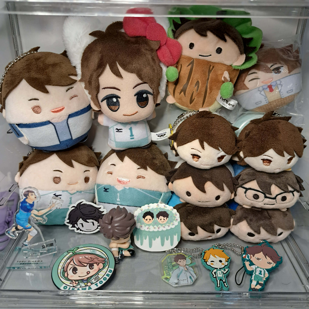 [UPDATE READY STOCK] Haikyuu Oikawa Tooru Official Merch Mochi Mascot Noru Chibigurumi Fuwa Fuwakoro