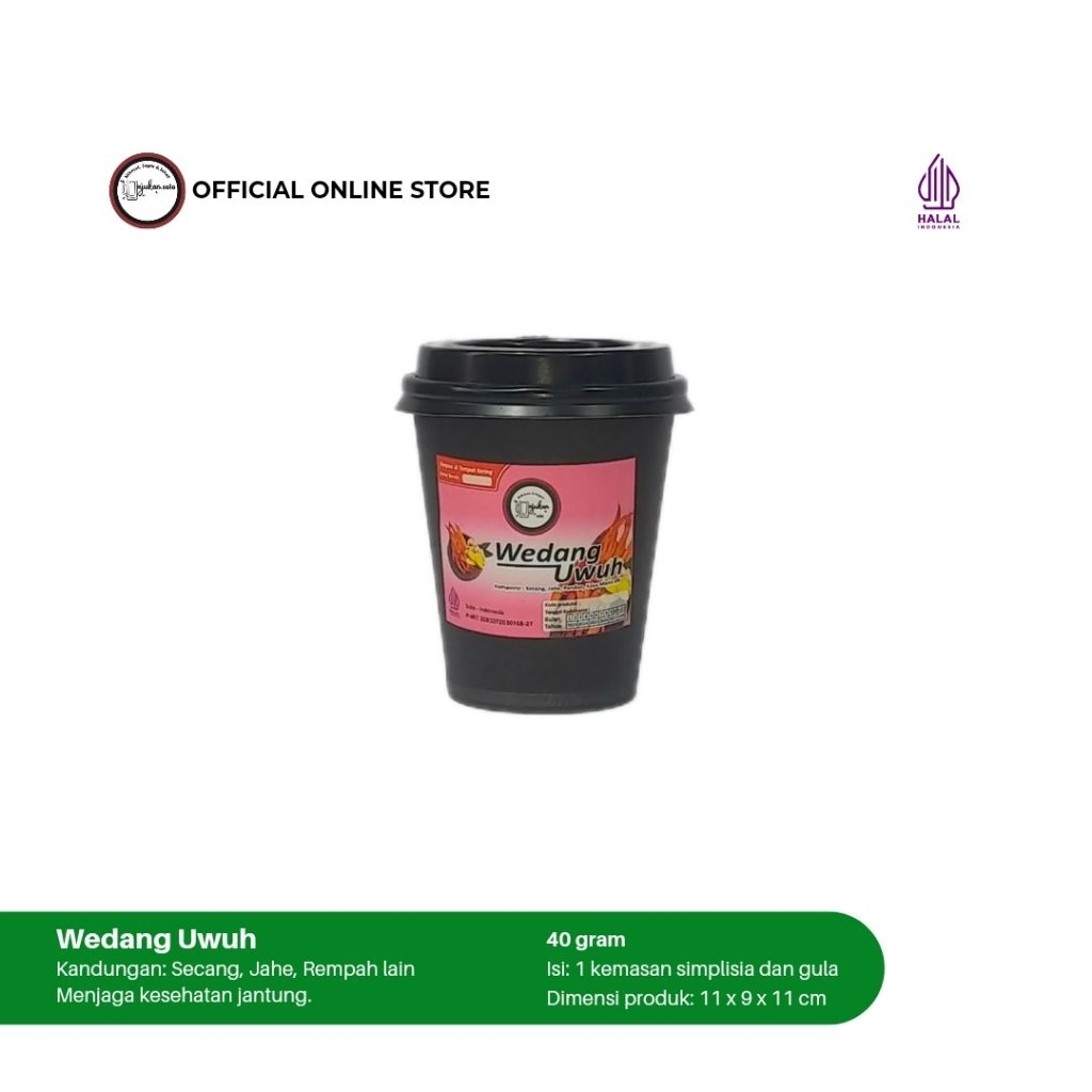 

Wedang Uwuh Papercup Unjukan Solo/ Menjaga kesehatan jantung