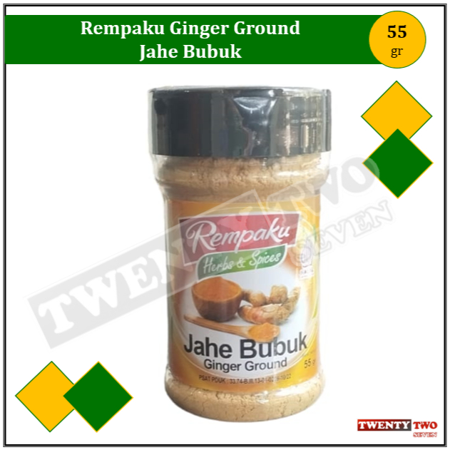 

[6 X]Rempaku Bumbu Dapur Ginger Powder 55 gr