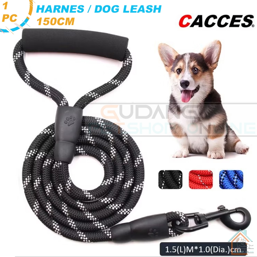 Tali Anjing/Leash Anjing/Panjang opsional/Tali Anjing Besar/Penolong yang baik untuk berjalan-jalan 