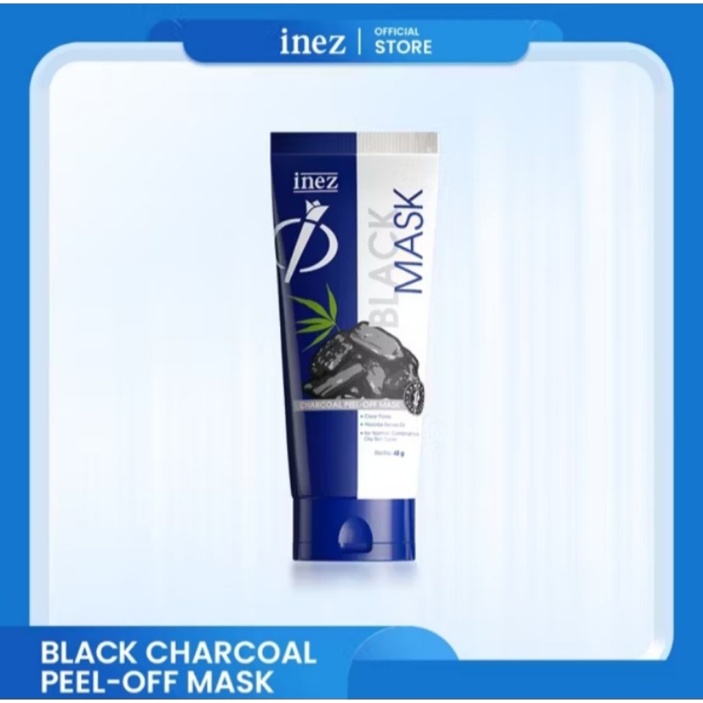 BLACK CHARCOAL PEEL OFF MASK/MASK PEEL OFF/MASKER CHARCOAL/MASK INEZ/MASKER WAJAH