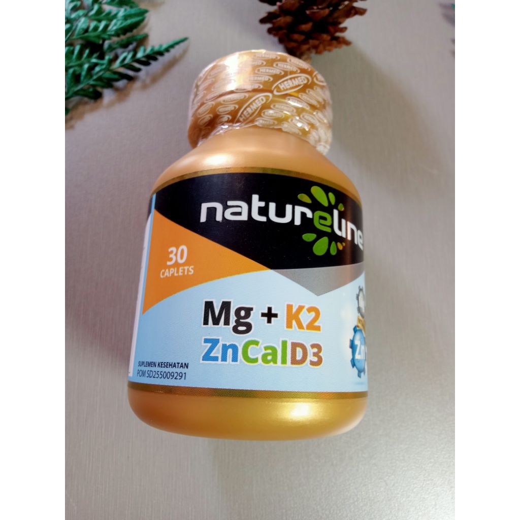 Natureline Mg + K2 ZnCalD3 suplemen kesehatan tulang vitamintulang