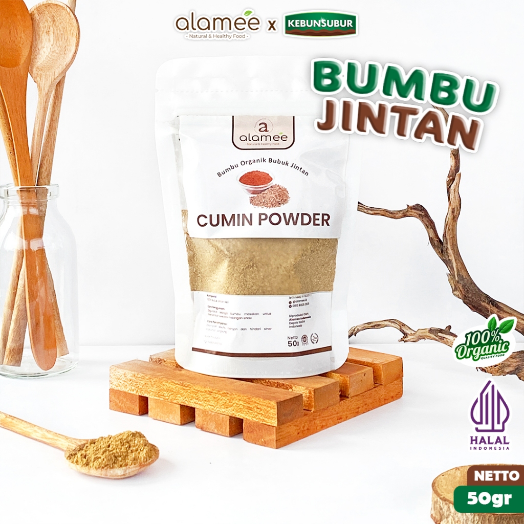 

ALAMEE Jintan Bubuk Cumin Powder Bumbu Dapur Instan Jinten Ground Caraway Seasoning 50Gr kebunsubur