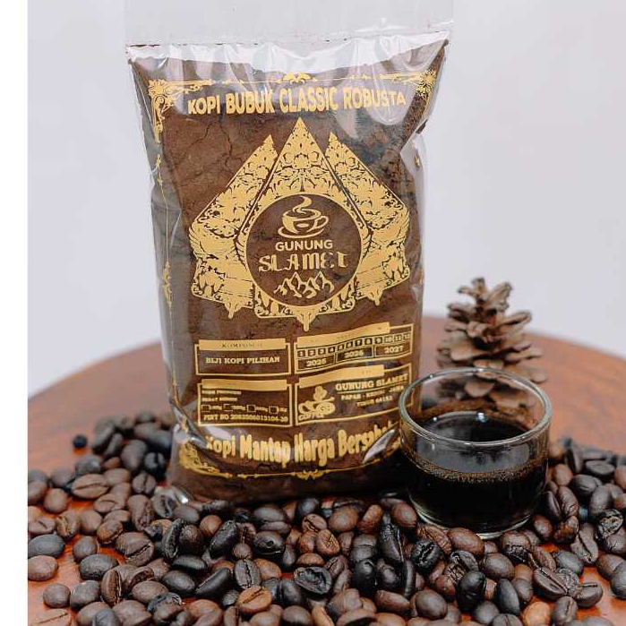 

Spesial Kopi Bubuk Khas Kediri | Kopi Bubuk Gunung Slamet Produksi Kediri 250gr / Kopi Bubuk Robusta / Kopi Bubuk Hitam