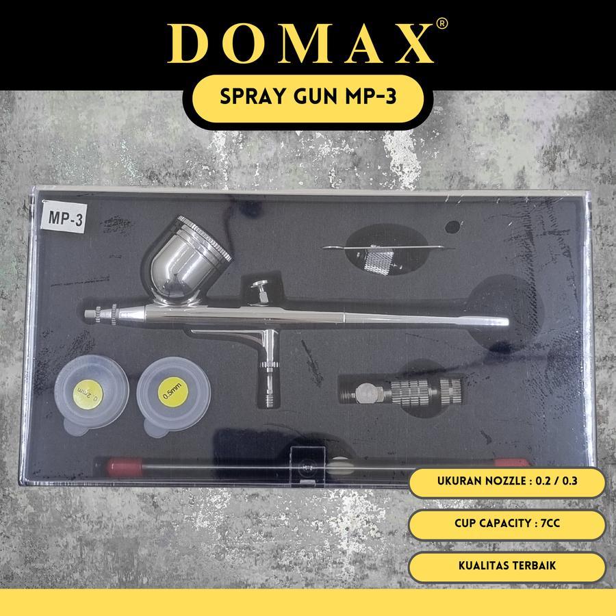 

Domax Air Brush Kit Spray Gun / Pen Paint Spray Gun / Spet Lukis Mp-3