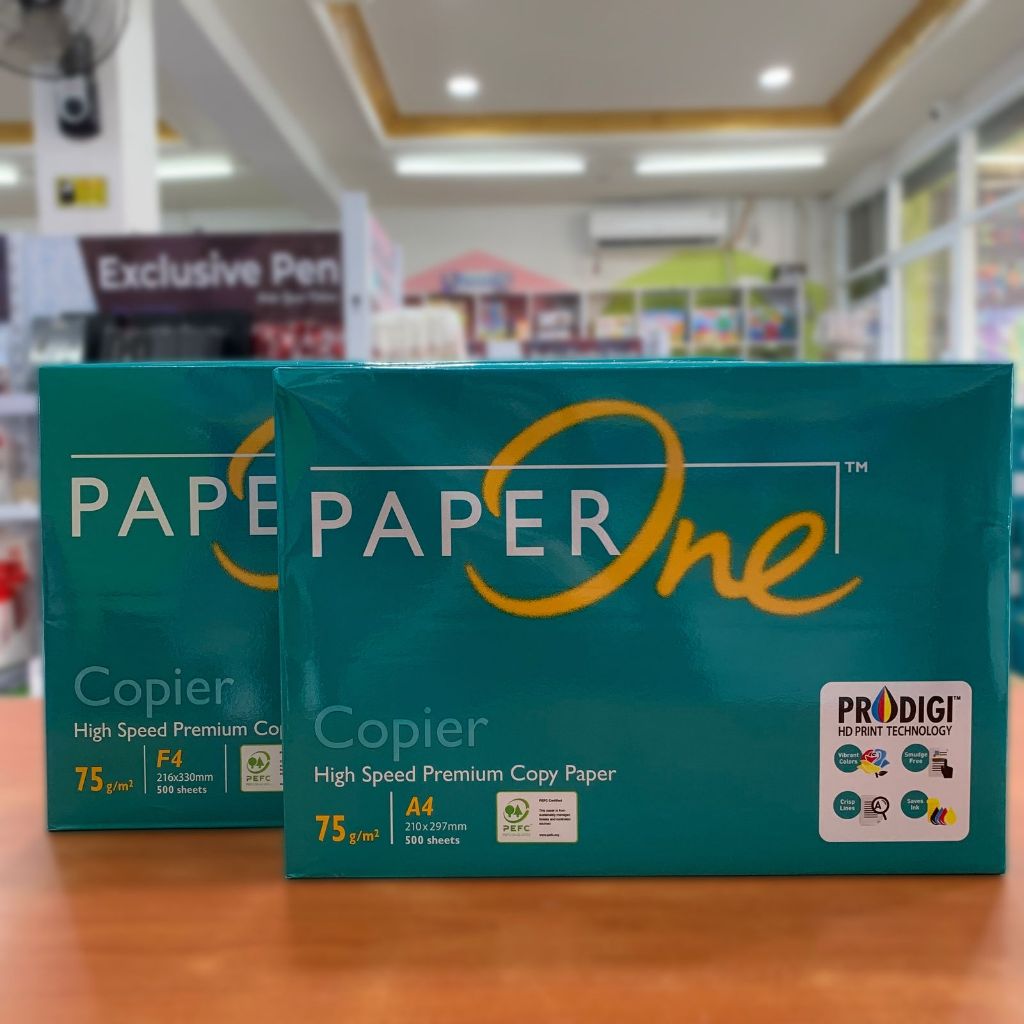 

Kertas HVS PaperOne™ High Speed Premium Copy Paper 75 gsm A4 & F4 – 500 Lembar