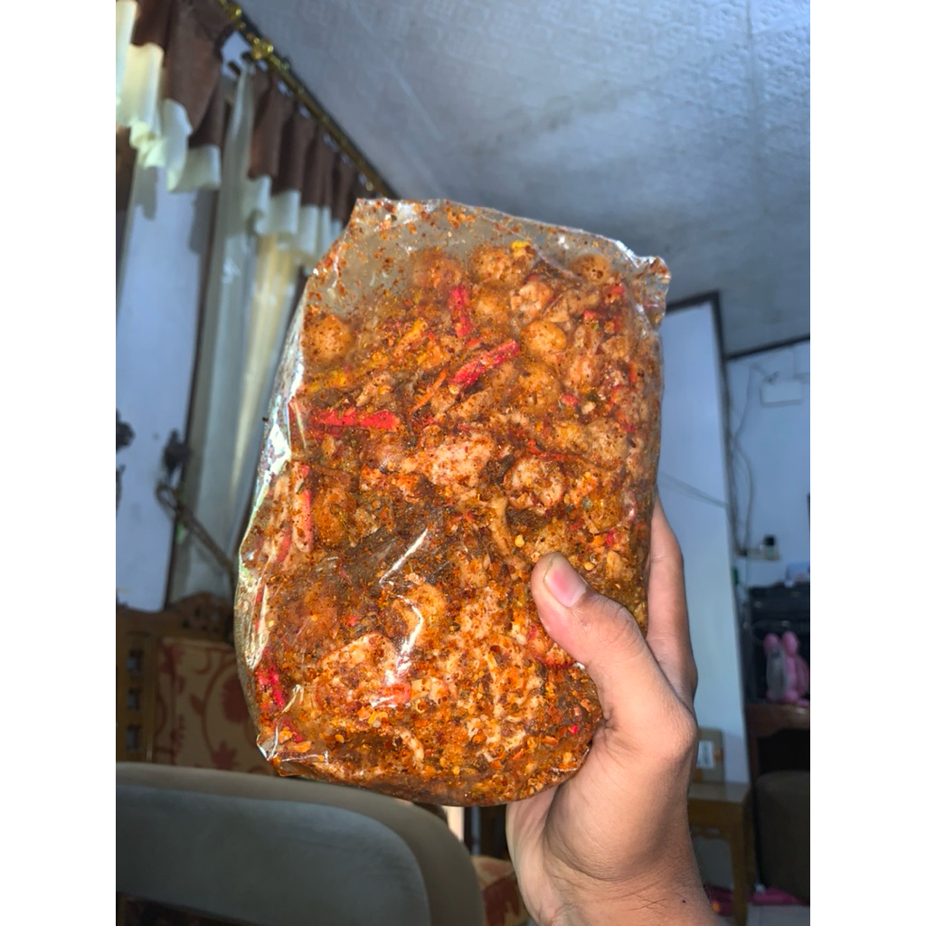 

Seblak Kering Mix Sebring Pedas Daun Jeruk Camilan Pedas Kerupuk Seblak Enak Renyah Seblak Kering Viral 100Gr