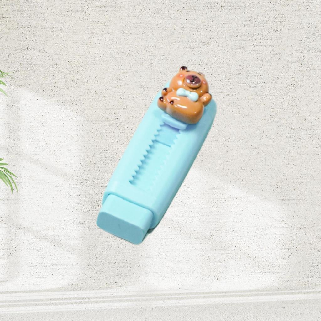 

-MOJIBOX-ERASER CAPY BARA 2416 - Sliding eraser capybara Penghapus lucu Stationery