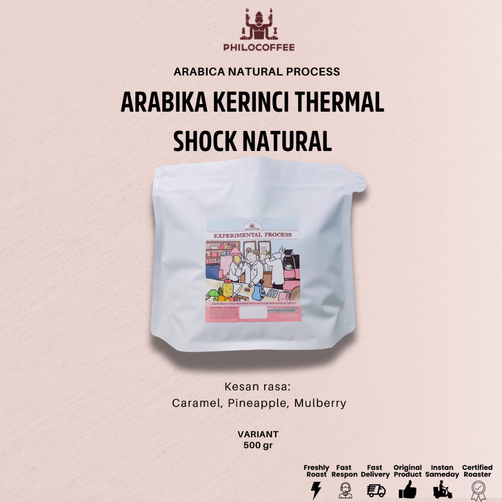 

Kopi Arabika Kerinci Termal Shock Natural | Arabica Coffee - 500gr