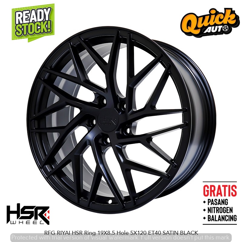 VELG MOBIL RACING HSR RFG RIYAI R19 PCD 5X120 COCOK UNTUK BMW BYD SEAL AMAROK DLL