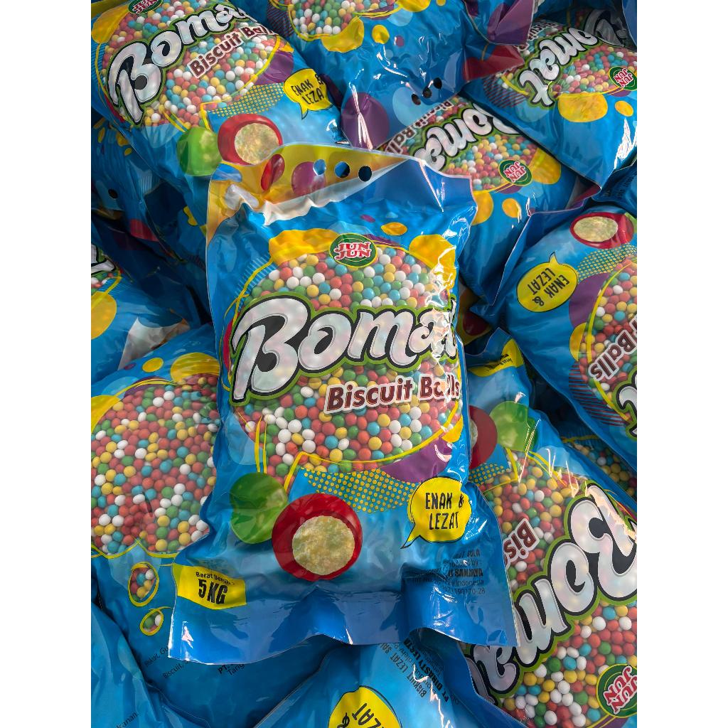 

BOMAT BISKUIT BOLA SALUT WARNA 5 KG