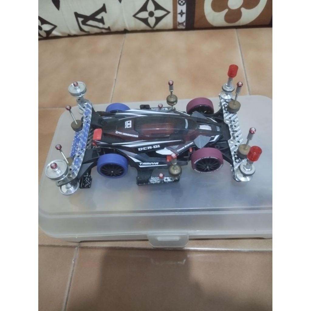 TAMIYA RTR BMAX STO 100 DCR-01 CLEAR BLACK MA CHASSIS
