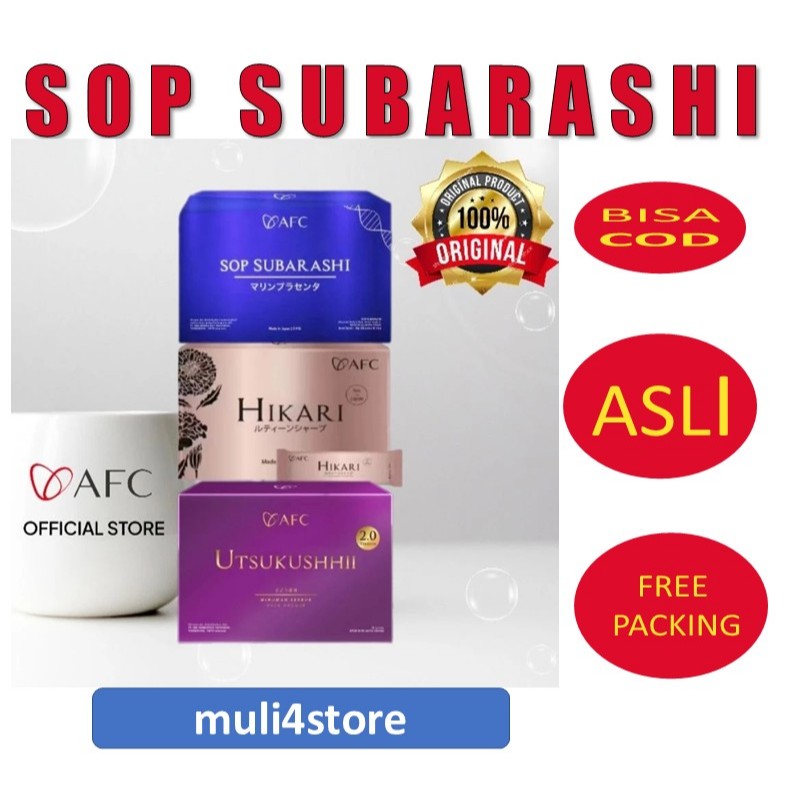 [ECER] Sop Subarashi Utsukushhii Gold Hikari AFC Original Japan Satuan Per Sachet