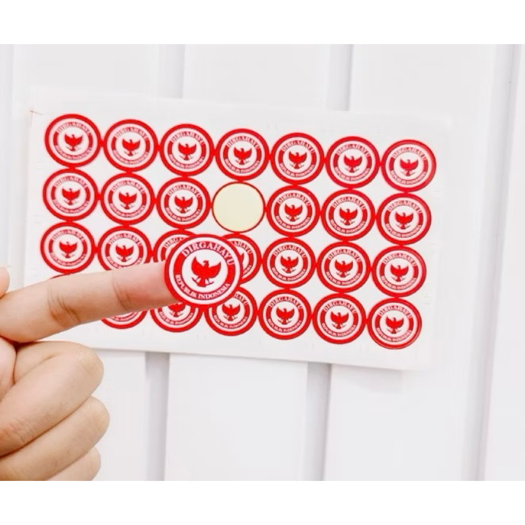 

STIKER PIPI MOTIF GARUDA BULAT (ISI 28)