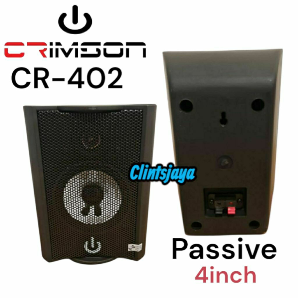 Speaker Crimson CR-402 4" Passive Speker Crimson 4inch CR-402 Sepasang isi 2