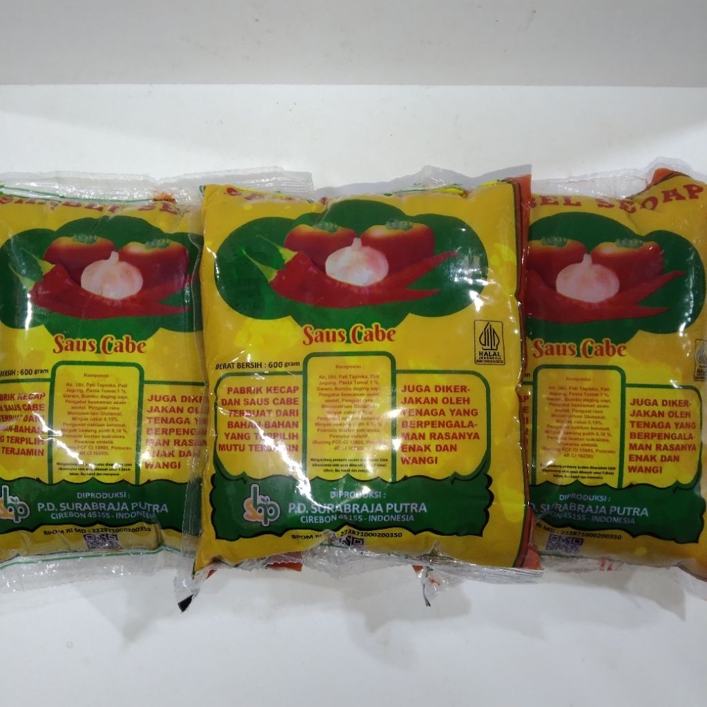 

Saos Cabe Sambal Sedap 600gr