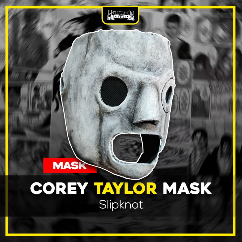 Topeng Slipknot Corey Taylor All Hope Is Gone Mask Topeng Busa Hati Topeng Pesta Metal