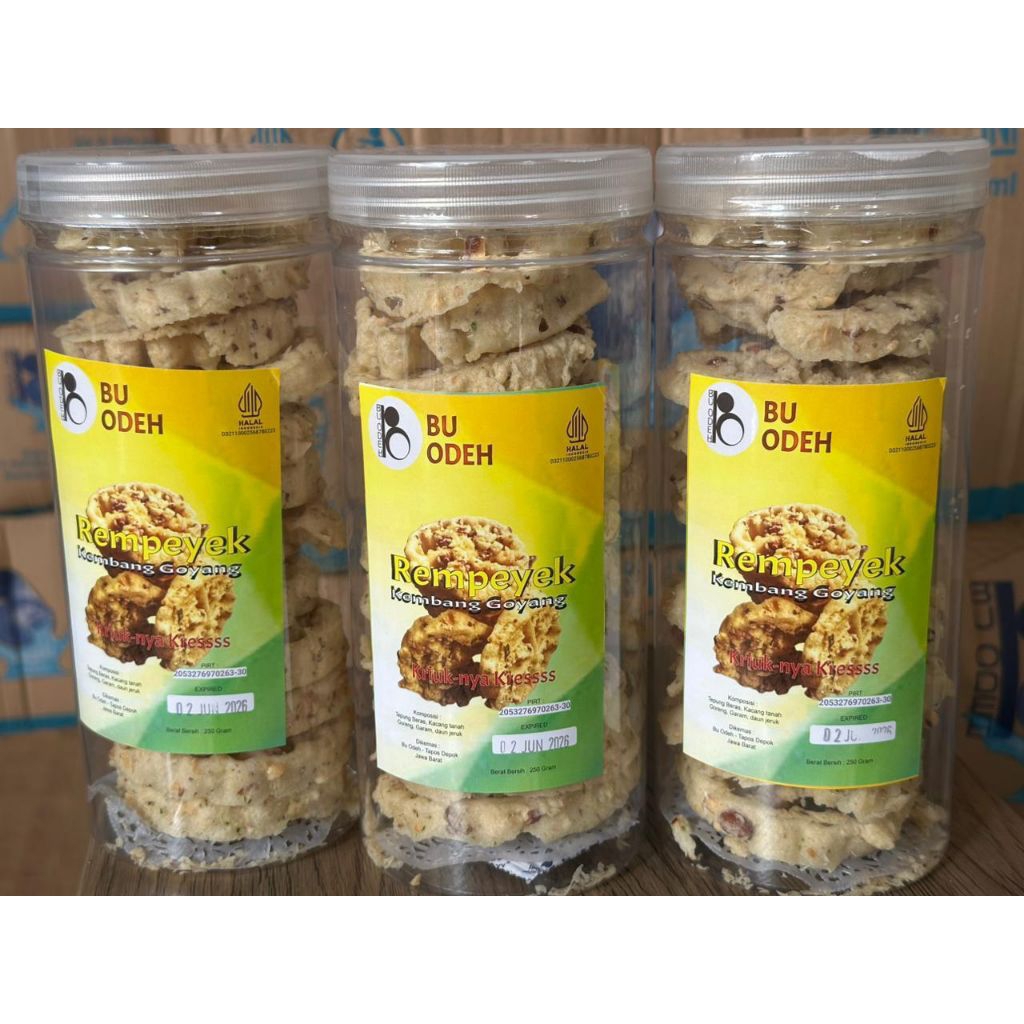 

Rempeyek kemabang goyang bu odeh