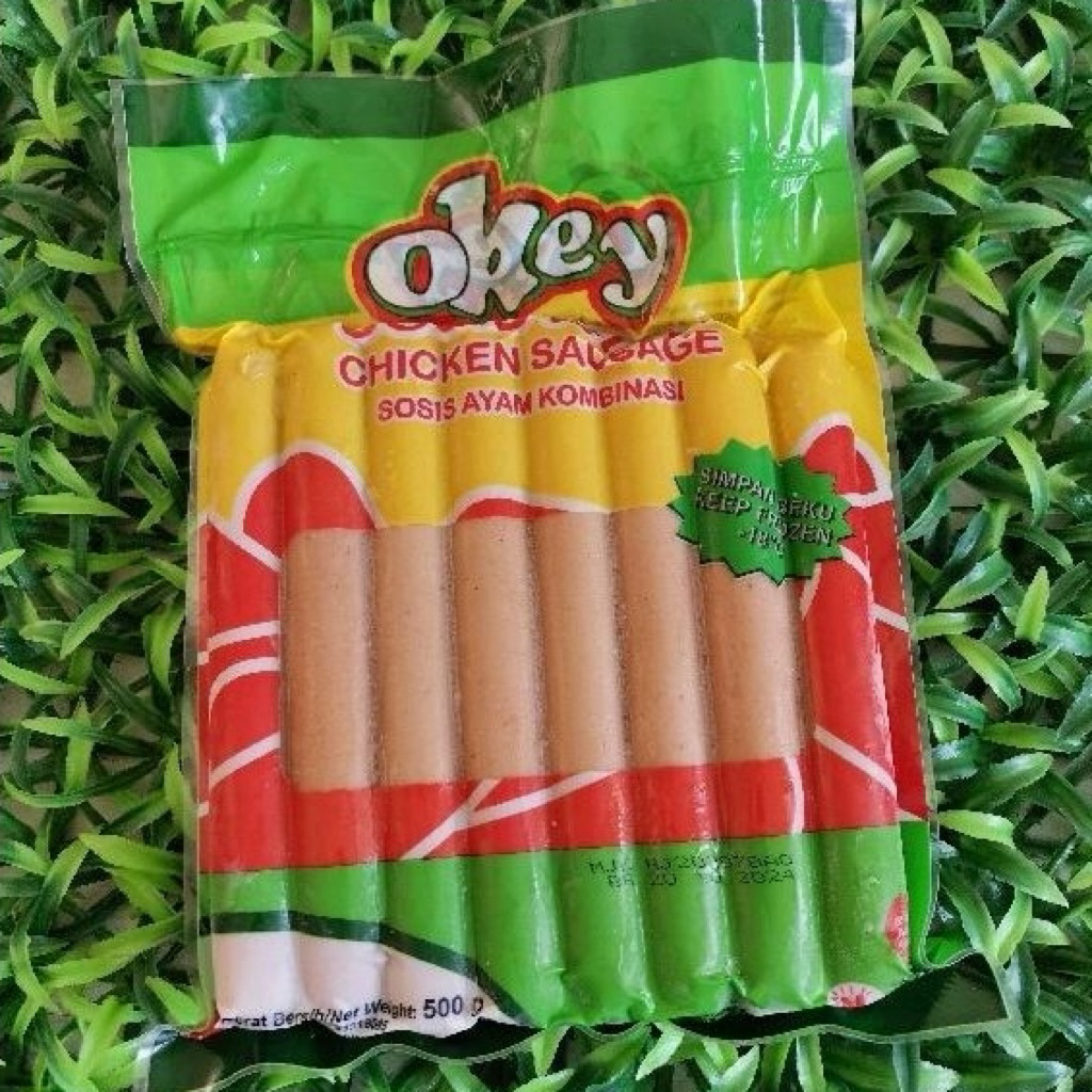 

OKEY SOSIS AYAM | 15+1 batang berat 500g | Sosis Ayam Kombinasi