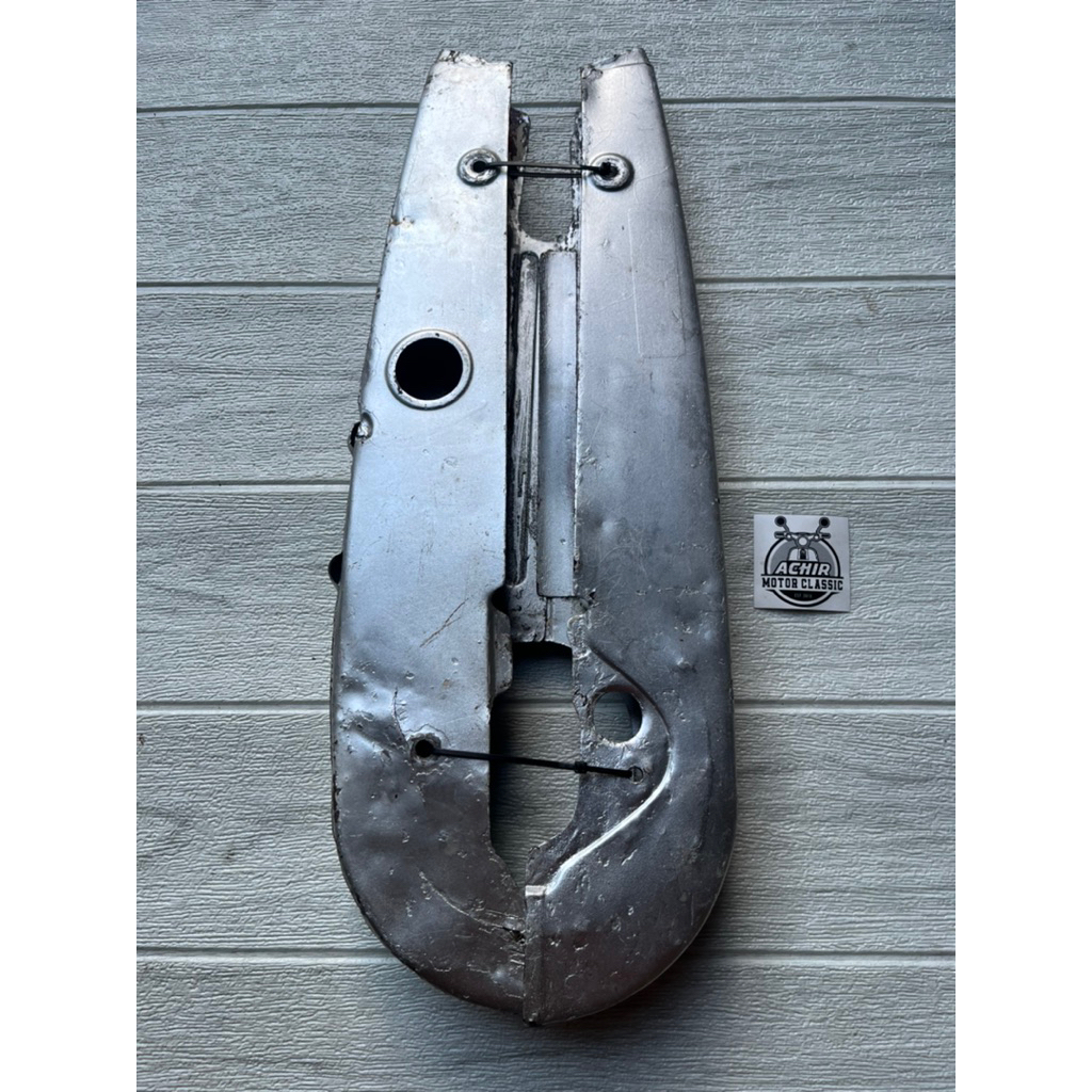 tutup rantai Ketengkas honda prima Star Astrea 800 original silver