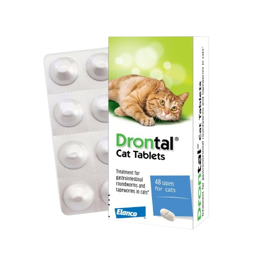 DRONTAL CAT elanco - OBAT CACING KUCING - ASLI