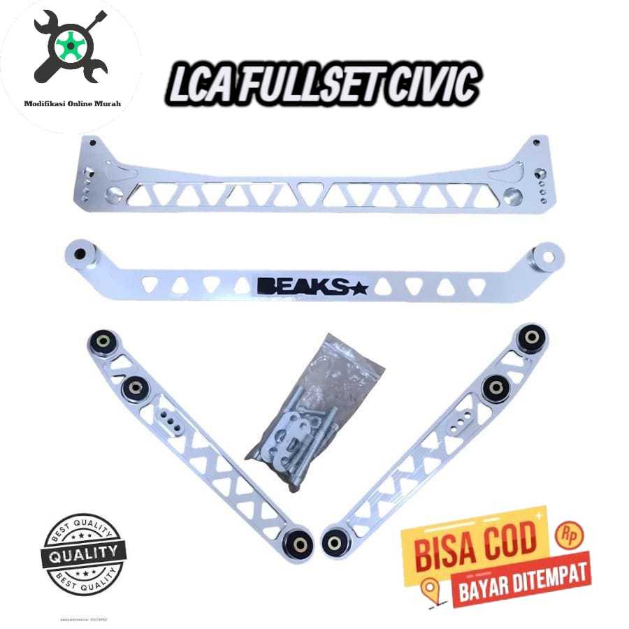 Lca Fullset Civic Ek LCA Asr Beaks Silver Lca Lower Bar Civic Ek Ferio Lca Control Arm Lca Armset Ci