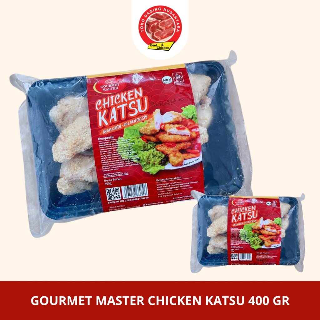 

GOURMET MASTER CHICKEN KATSU 400GR