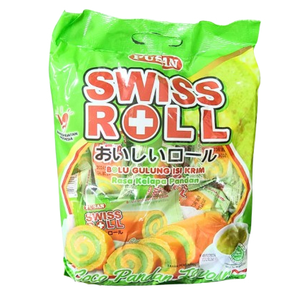 

PUSAN SWISS ROLL PANDAN BAG 20S 360 GR 8992730100841
