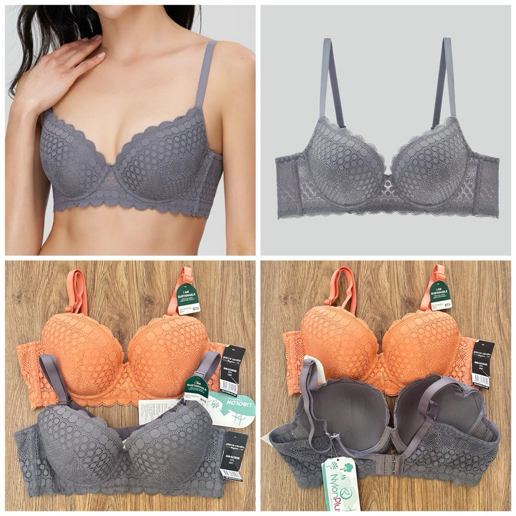 pierre cardin bra sustainable lace lightly 609-62395 branded original