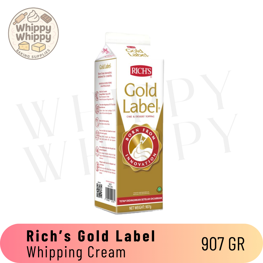 

Rich's Gold Label Whipping Cream 907 GR / Rich Gold Label / Whipping Cream