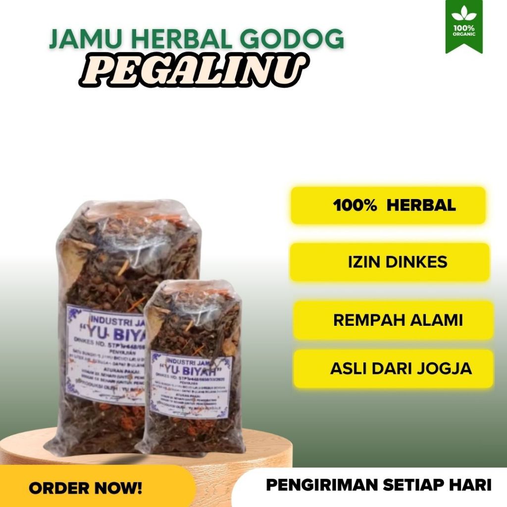 

Jamu Godog Pegalinu/ Jamu Godog Pegalinu Minuman Herbal Alami