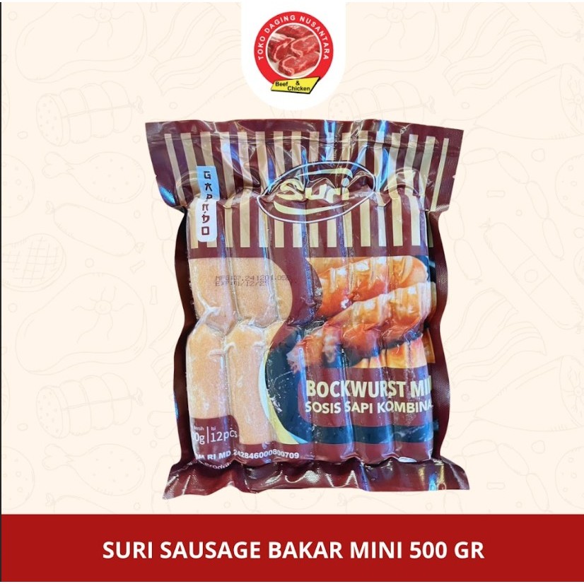 

SURI SAUSAGE BAKAR MINI 500GR