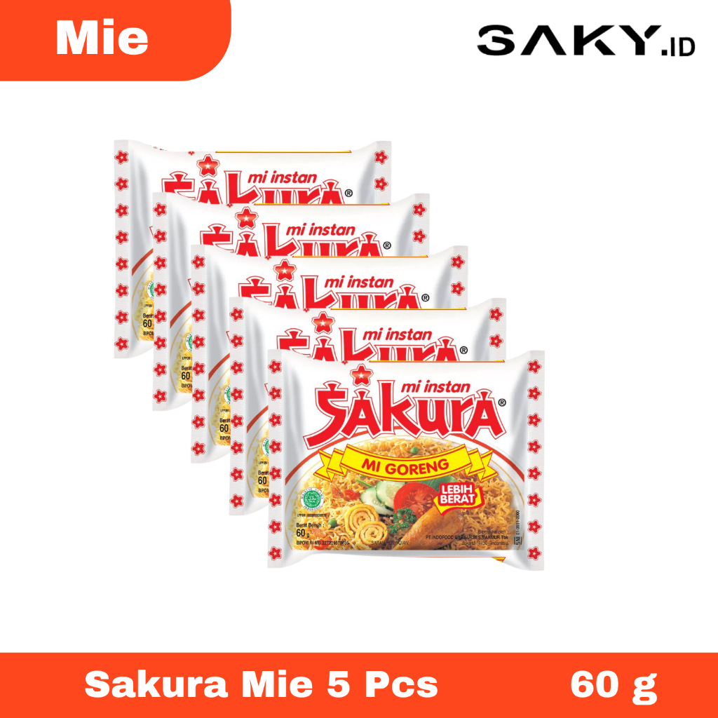 

Paket HEMAT Sakura Mie Instant Goreng Pcs Isi 5