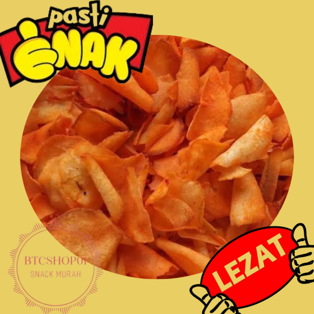 

TERMURAH KRIPIK SINGKONG PEDAS BALADO GURIH PEDAS