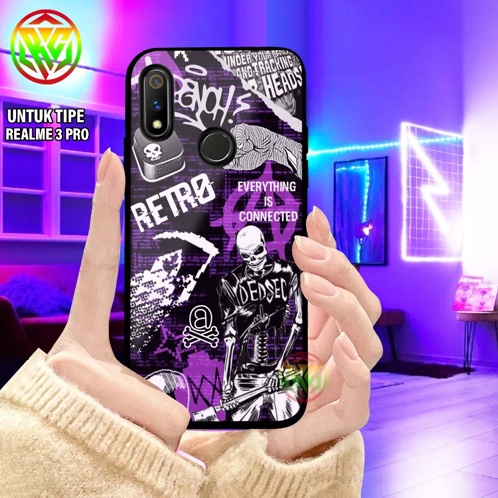 Real Case Realme 3 Pro Motif Terbaru - Case hp kilau - New Case Glossy casing Hp Realme 3 Pro [Motif