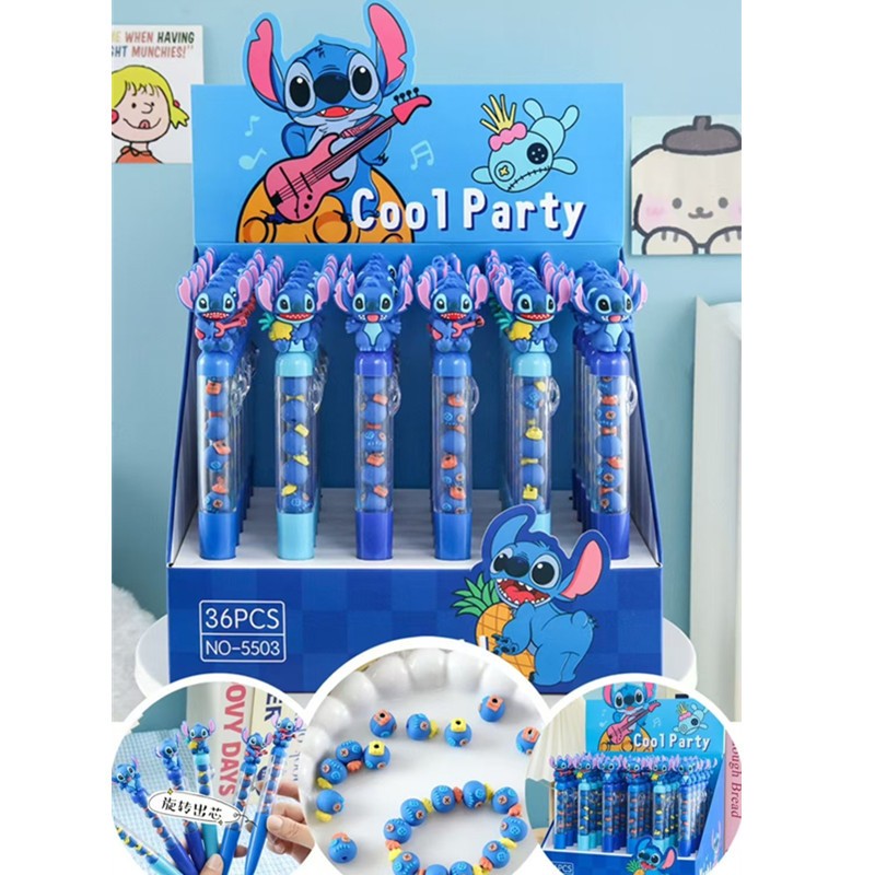 

{Lilo Stitch} Pen Gel Akrilik Lucu & Imut Bahan Premium Karakter Lilo Stitch No. 5503 by Kakabicam