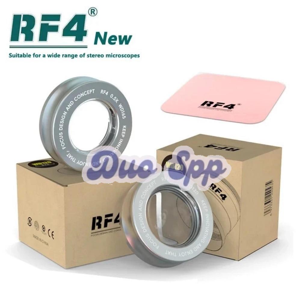 Lensa Mikroskop RF4 WD165 0.5X / WD120 0.7X - Lensa Zoom Pembesar Mikroskop