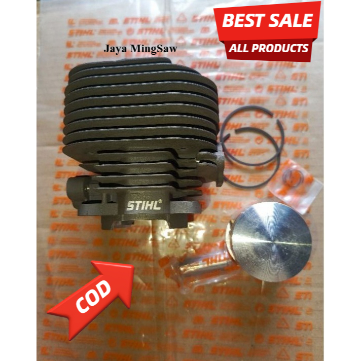 CYLINDER BLOK MS382 STIHL ASSY BORING SENSO GERGAJI MESIN PEMOTONG KAYU MS382 STIHL ORIGINAL
