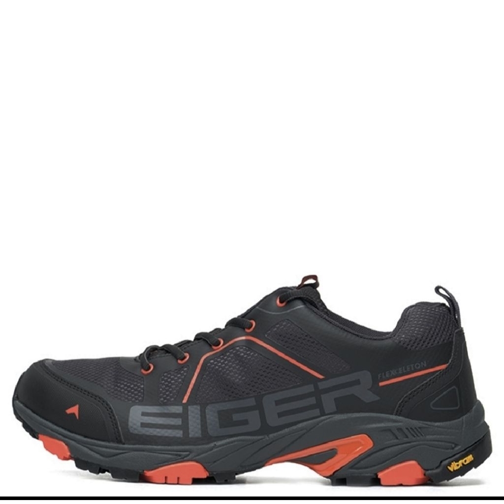 SEPATU LARI DEWASA || SEPATU RUNNING PULSE TRAIL 2.0 VIBRAM || BAHAN VIBRAM HITAM BIRU SIZE 38 - 45