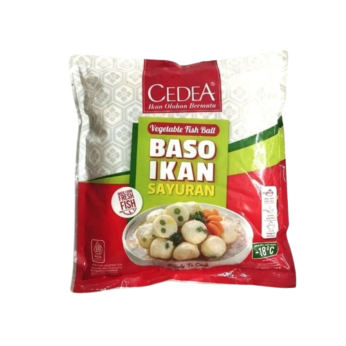 

Cedea Bakso Ikan Sayuran 500gr - Isian Steamboat Tomyam Suki Halal