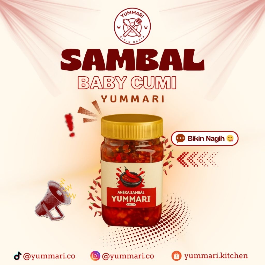 

Sambal Baby Cumi 150gr – Full Cumi, Pedas Gurih, Sambel Rumahan Enak Murah Yummari