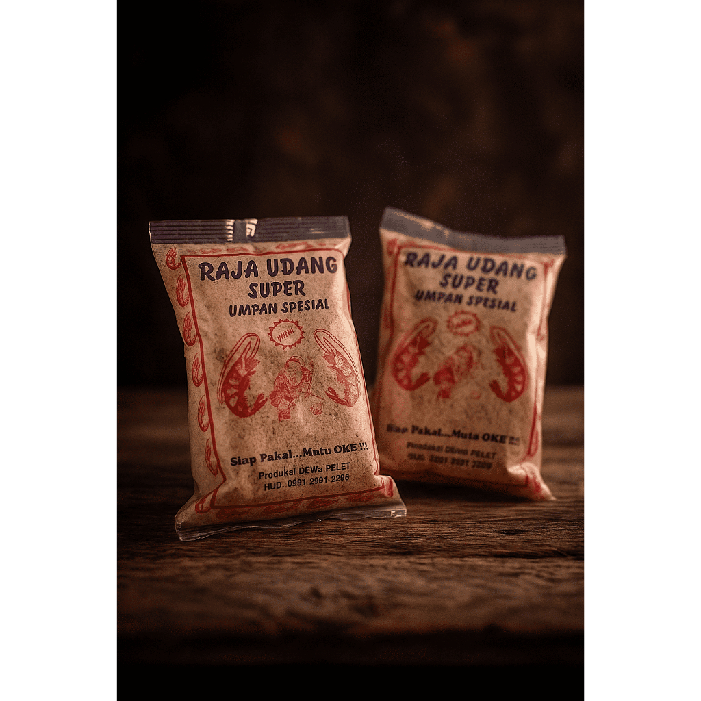 Umpan Raja Udang Super - Umpan Spesial Pancing Ikan Per Pack isi 10, Raja Udang Galah Umpan Ikan Mas