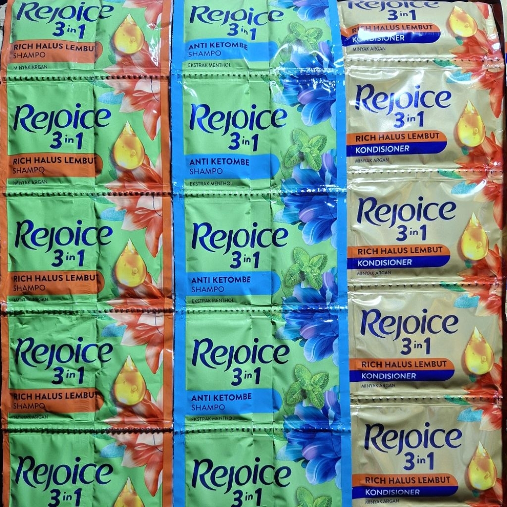 Sampo Rejoice Sachet | Kondisioner Rejoice Sachet 1 Renceng