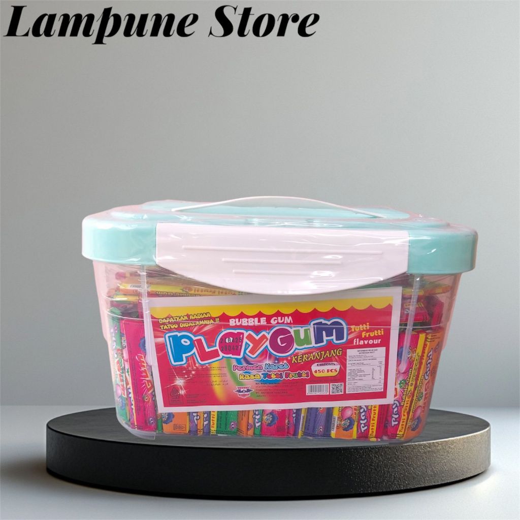 

PLAYGUM 1 BOX ISI 450 PCS PERMEN KARET HALAL