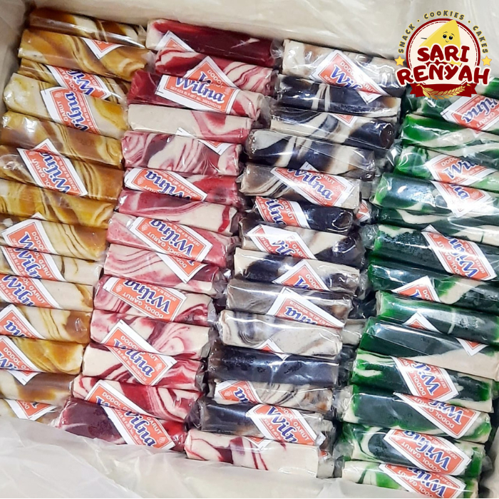 

Dodol Garut Warna Pelangi WR Wilna / Manis Legit Kenyal - Sari Renyah