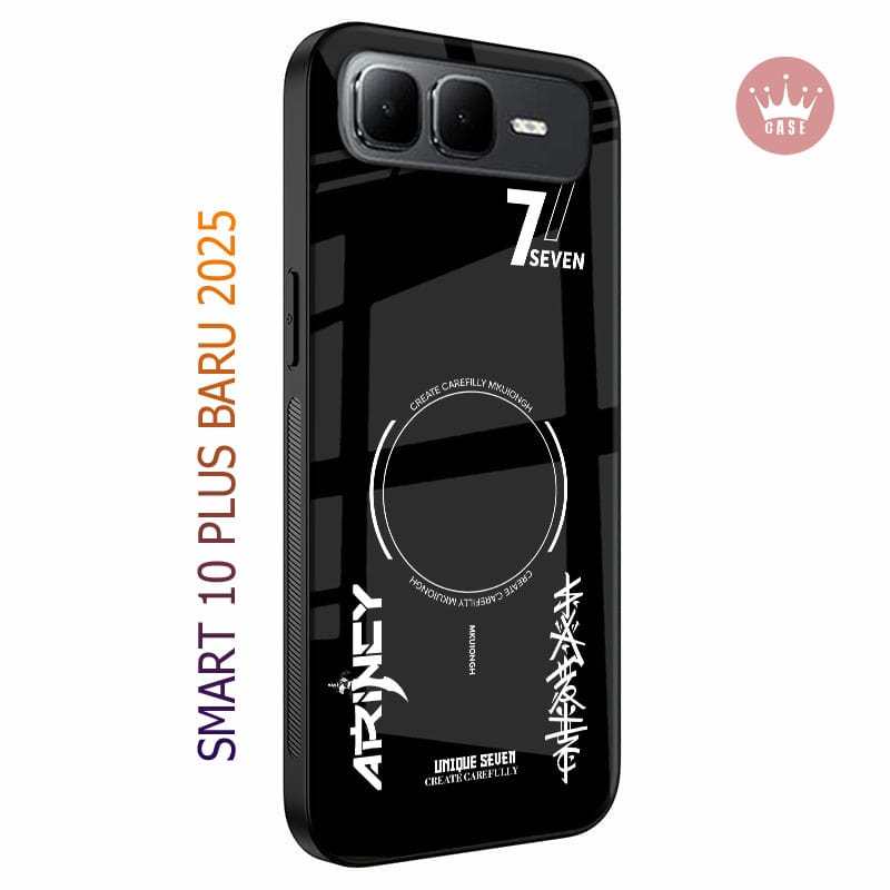 Softcase Kaca INFINIX SMART 10+ - casing handphone - INFINIX SMART 10+ [S123]